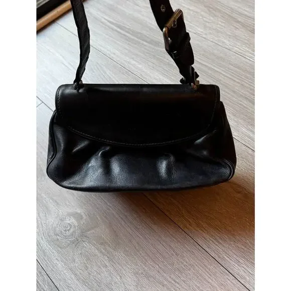 Mark Jacobs rare Vintage black leather bag with lock - Picture 2 of 16